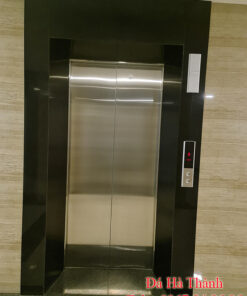 Đá hoa cương đen ốp thang máy tại Hà Nội
