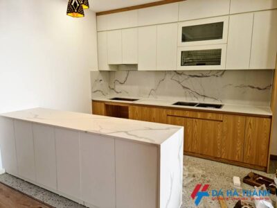 Đá ốp bếp tại triều khúc Hà Nội
