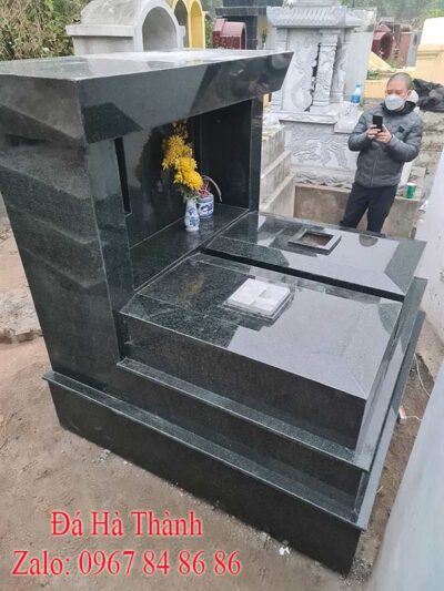 Mộ đá granite xanh Hasan