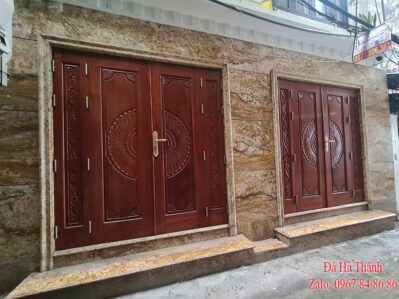Ôps đá mặt tiền vàng hoàng gia tại tây hồ