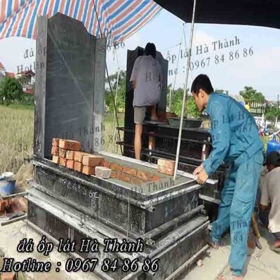 thi công đá ốp mộ tại hải dương