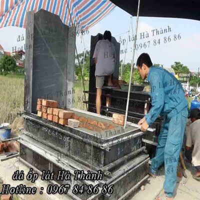 thi công đá ốp mộ tại hải dương